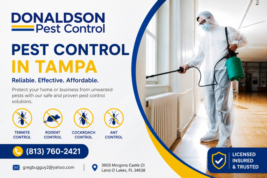 How Professional Pest Control in Tampa Helps Protect Families and Businesses