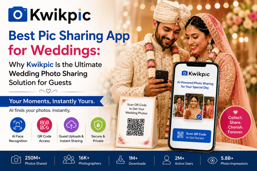 Best Pic Sharing App for Weddings: Why Kwikpic Is the Ultimate Wedding Photo Sharing Solution for Guests
