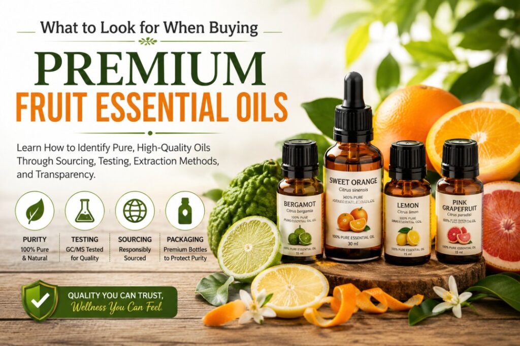 What to Look for When Buying Premium Fruit Essential Oils