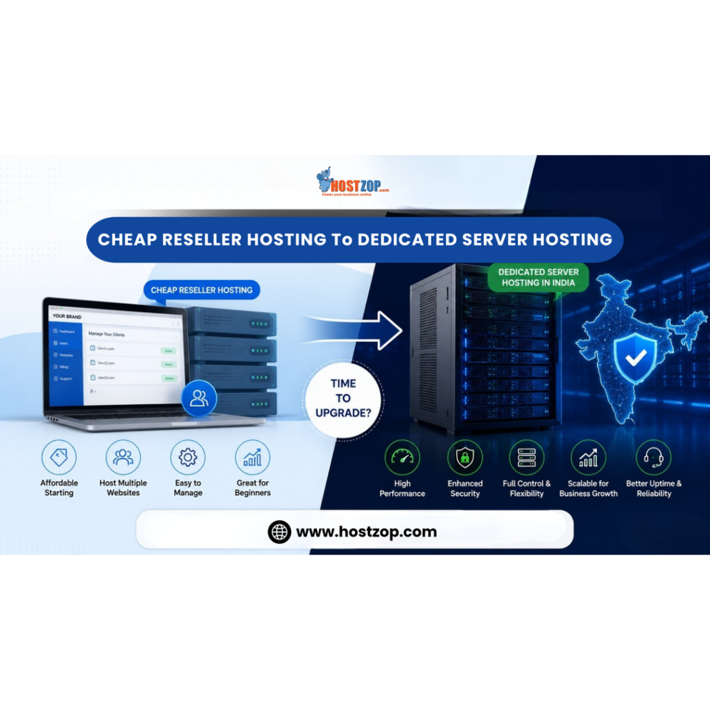 Dedicated Server Hosting In India Vs Cheap Reseller Hosting: Which Hosting Solution Is Best For Business Growth In 2026?