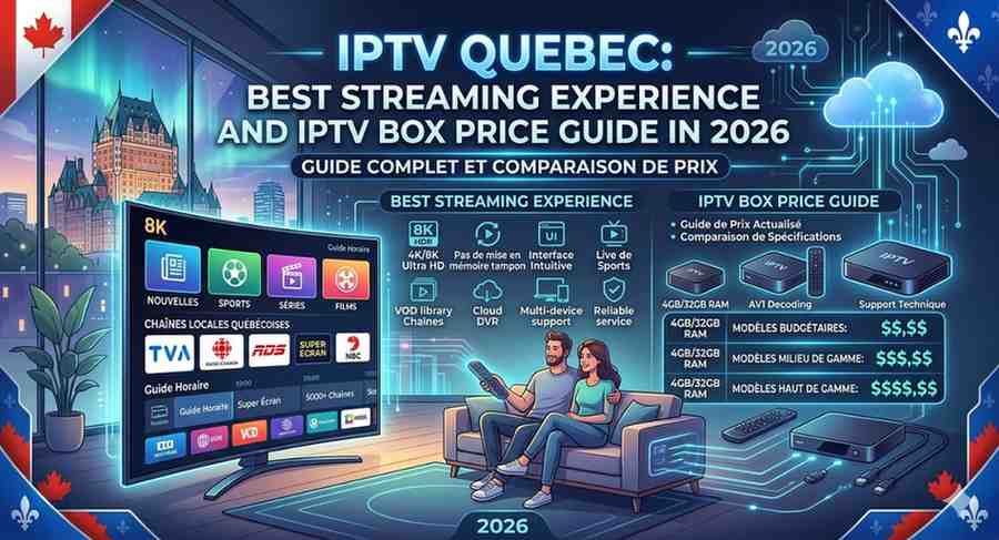 IPTV Quebec: Best Streaming Experience and IPTV Box Price Guide in 2026
