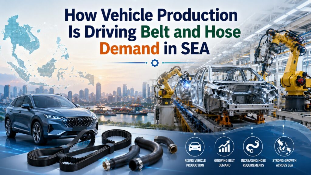 How Vehicle Production Is Driving Belt and Hose Demand in SEA