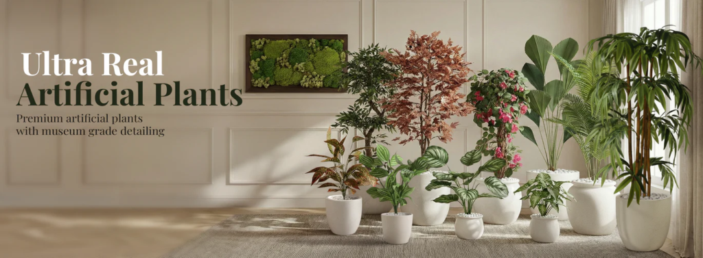 Artificial Plants for Living Room, Luxury Artificial Plants That Make Interiors Feel Premium