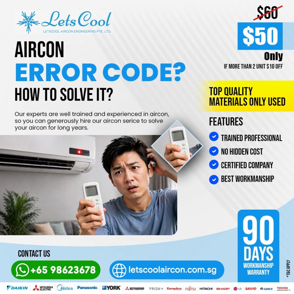 Aircon Error Codes That Require Immediate Professional Repair