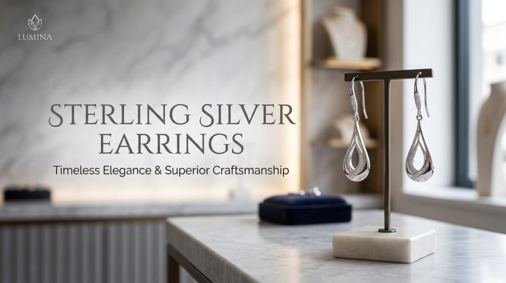 Sterling Silver Earrings For Everyday Style And Comfort