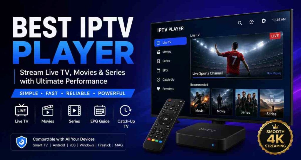 Best IPTV Player in 2026 | Top IPTV Apps for Streaming