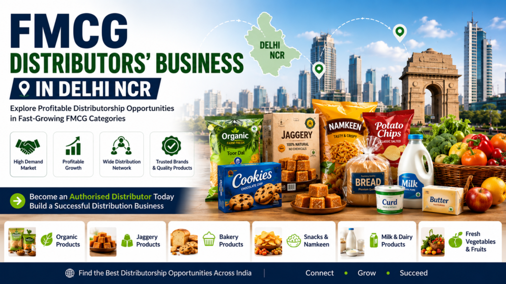 FMCG Distributors’ Business in Delhi NCR: A Growing Opportunity for Entrepreneurs