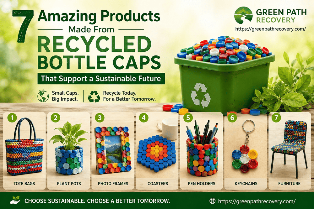 7 Amazing Products Made From Recycled Bottle Caps That Support a Sustainable Future