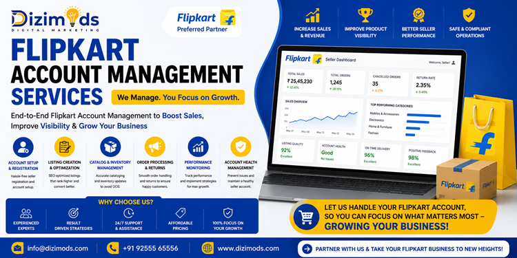 Flipkart Account Management Services: Grow Your Sales and Maximize Marketplace Success