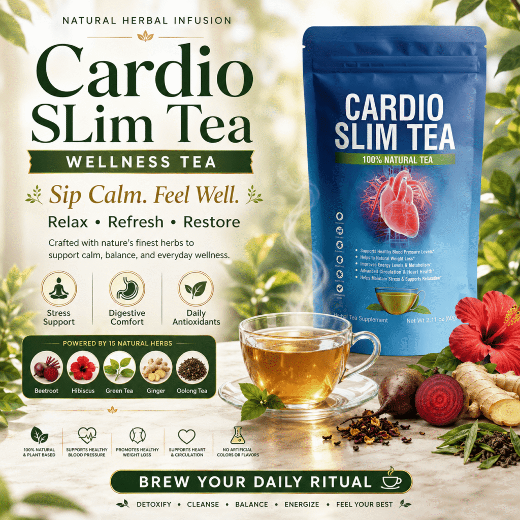 Cardio Slim Tea Heart Health – Fat Burn Support Formula