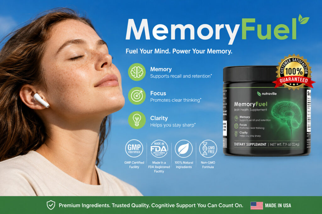 MemoryFuel Brain Supplement: Memory & Focus Booster Formula