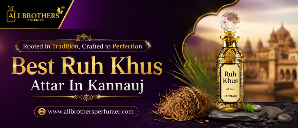 Best Ruh Khus Attar in Kannauj – Discover the Finest Natural Fragrances from Ali Brothers Perfumers