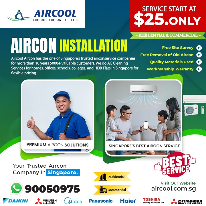 Aircon Installation Guide for Singapore Homes