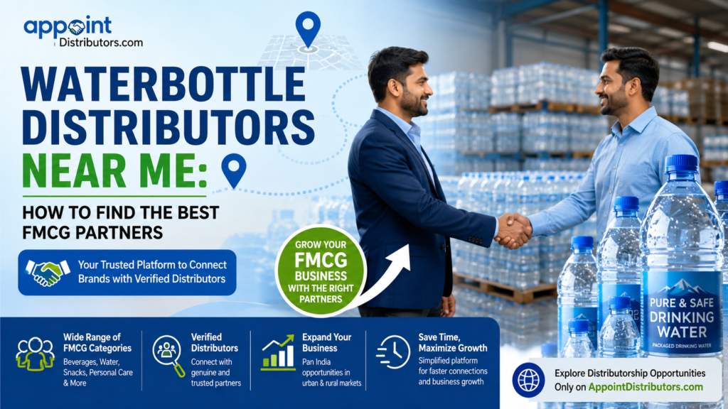 Waterbottle Distributors Near Me: How to Find the Best FMCG Partners in India