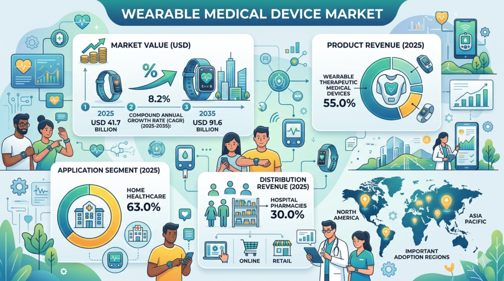Global Wearable Medical Devices Market Forecast 2026–2036: Market Expansion Driven by Chronic Disease Management