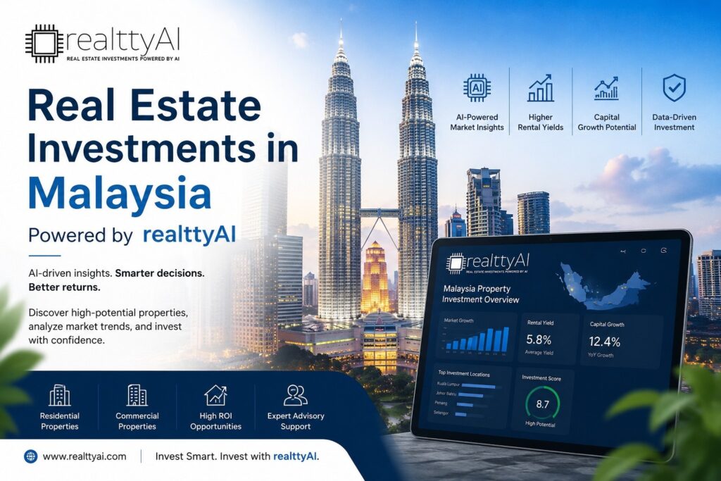 Real Estate Investments in Malaysia Powered by realttyAI