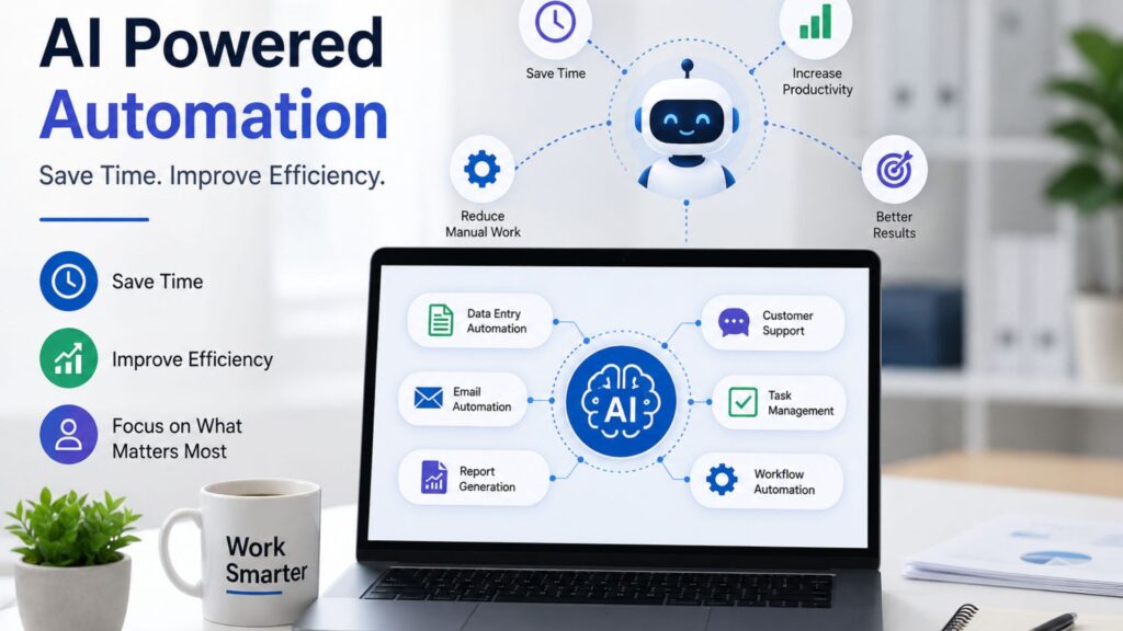 How AI Powered Automation Helps Businesses Save Time and Improve Efficiency