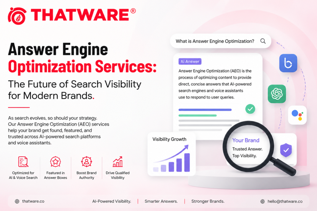 Answer Engine Optimization Services: The Future of Search Visibility for Modern Brands