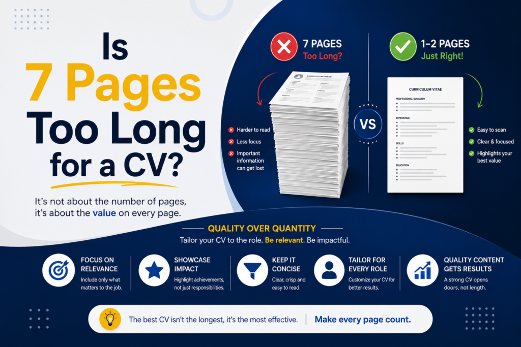 Is 7 Pages Too Long for a CV?