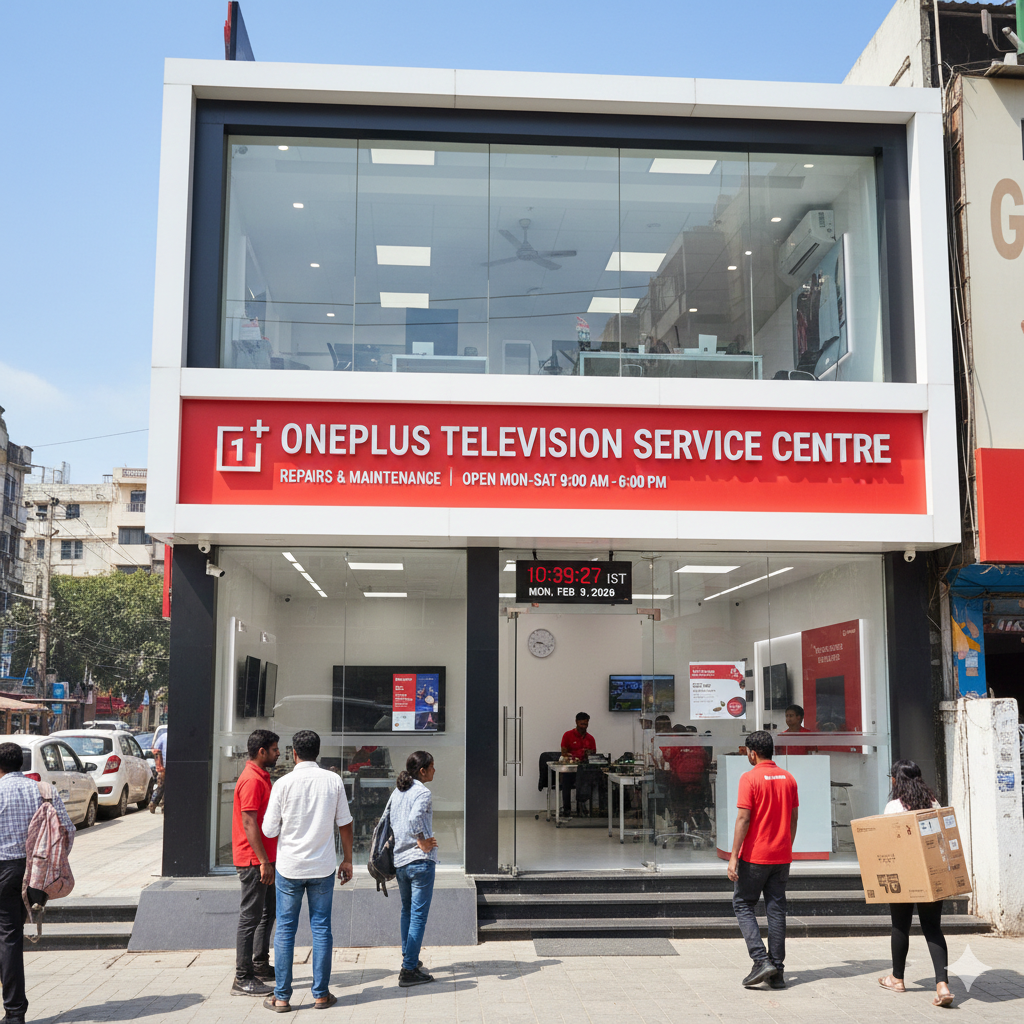Does OnePlus TV Service Center fix TV power-on failures?
