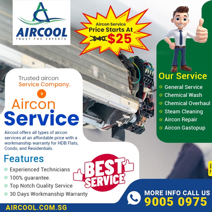 Aircon Servicing Cost in Singapore – Full Price Guide