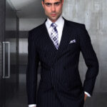 indigo blue suit