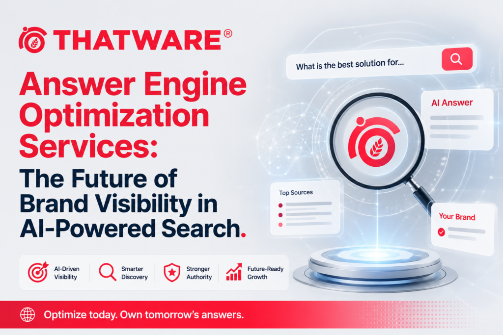 Answer Engine Optimization Services: The Future of Brand Visibility in AI-Powered Search