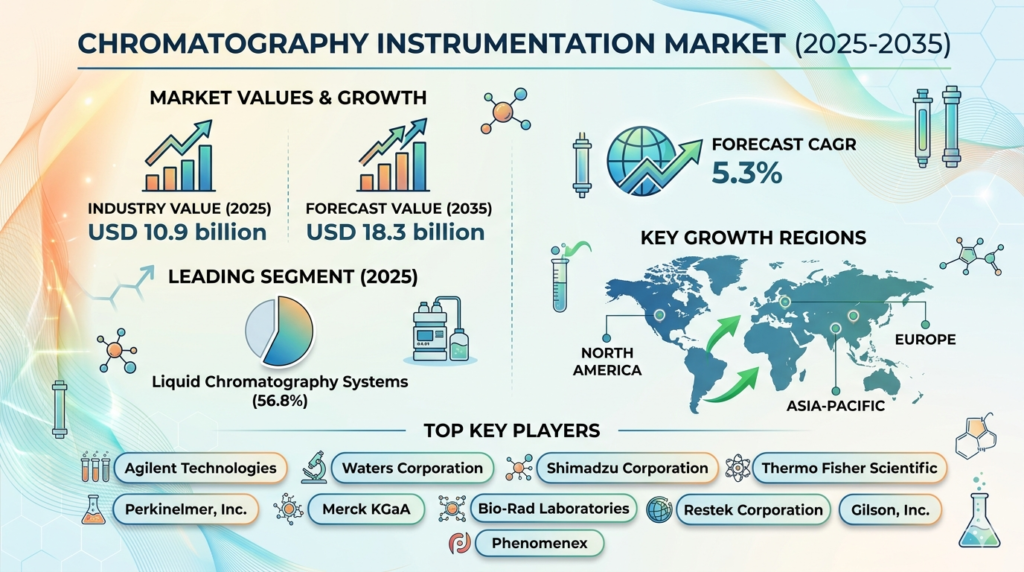 Global Chromatography Instrumentation Market Forecast 2025–2035: Market Expansion Driven by Pharmaceutical Demand