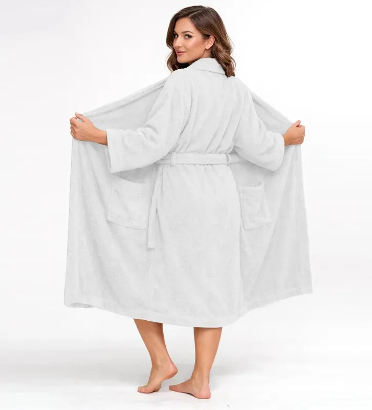 Cotton Terry Bathrobe – 100% Cotton Unisex | Dan River