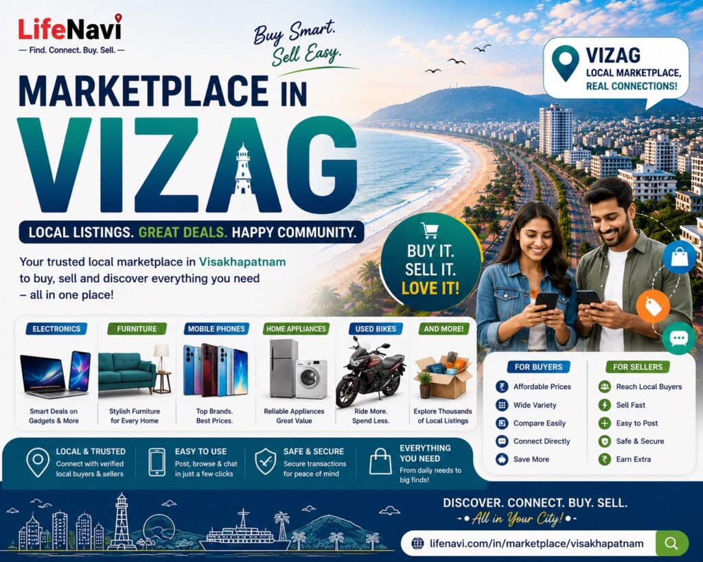 Marketplace in Vizag: A Way to Buy and Sell Locally | LifeNavi