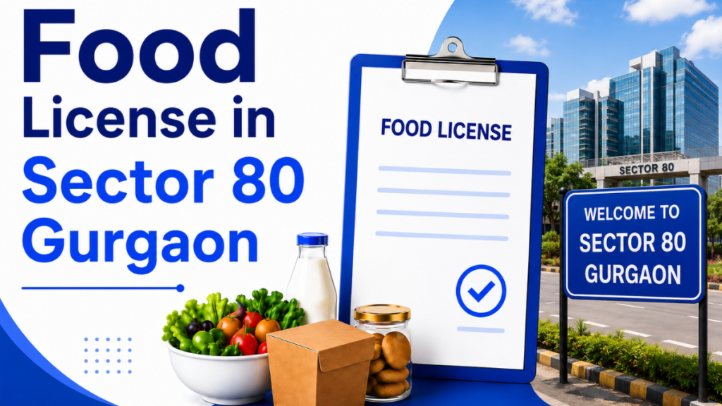 Food License in Sector 80 Gurgaon
