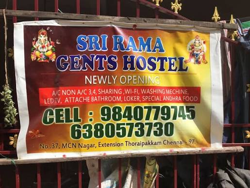Sri Rama sai mens paying guest(gents hostel)