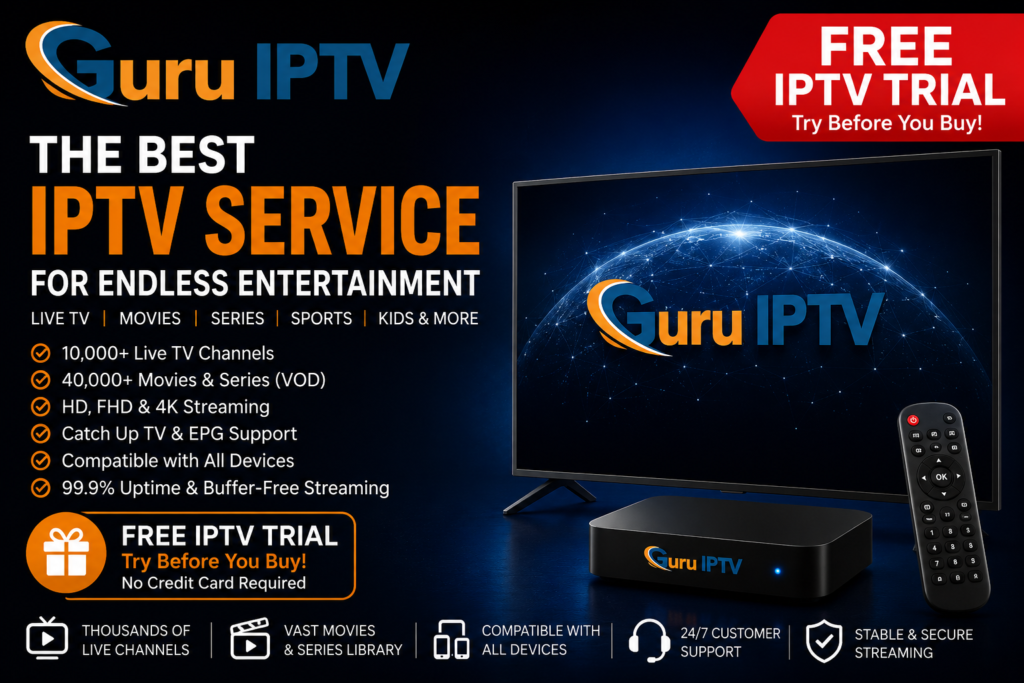 Premium IPTV Service for Live TV, Sports & Entertainment