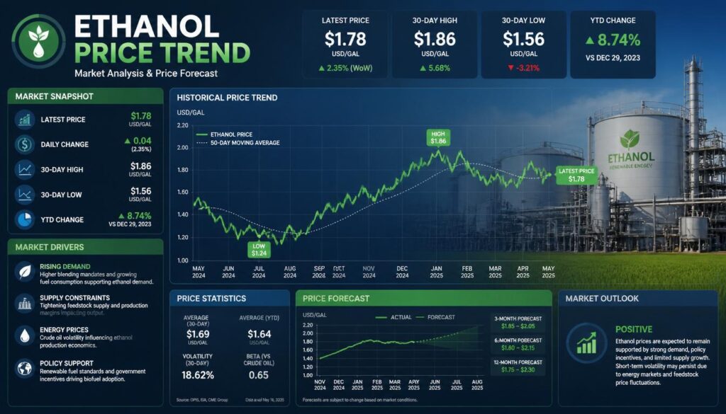 Ethanol Price Trend: Market Insights, Prices, and Forecast Outlook