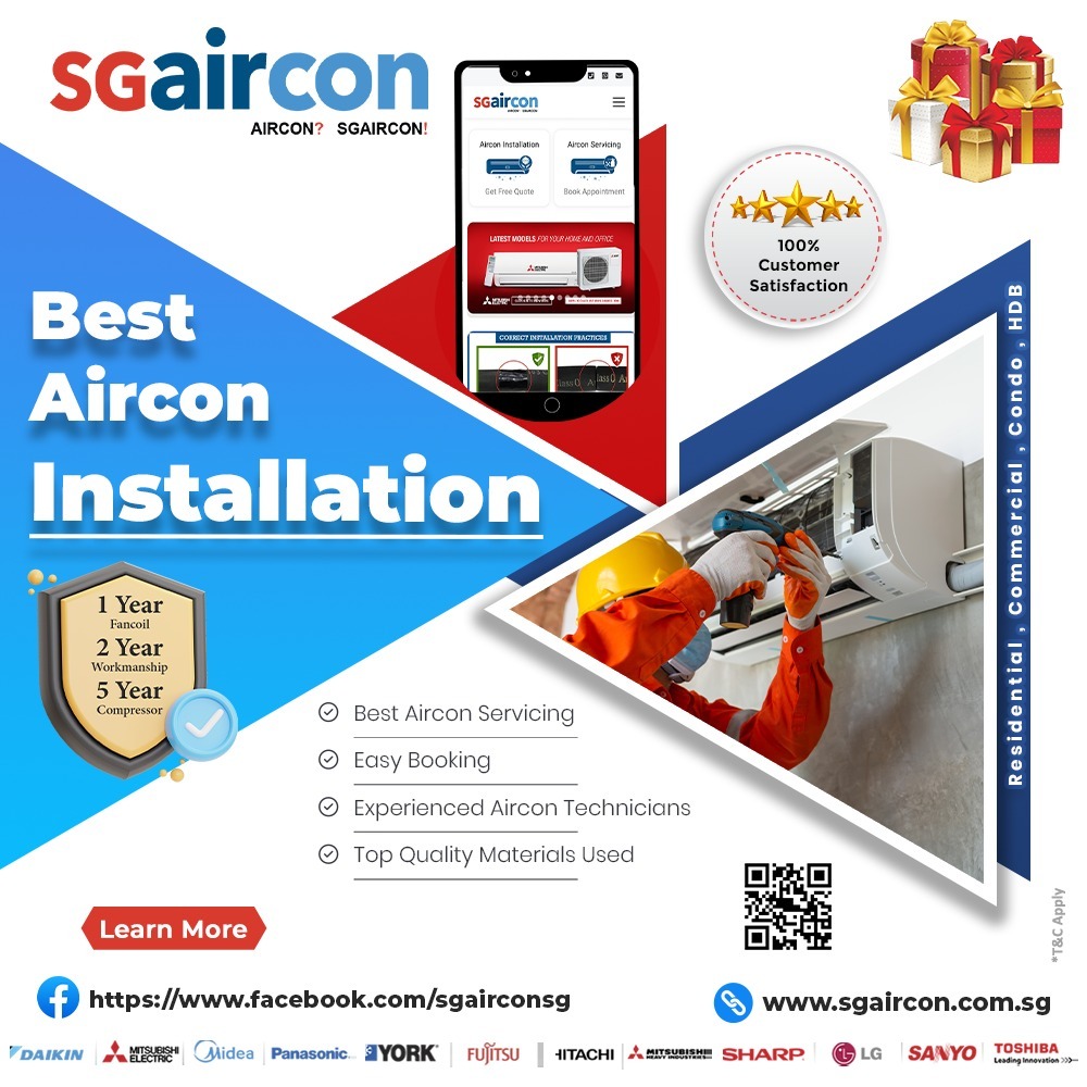 Aircon Installation for HDB in Singapore