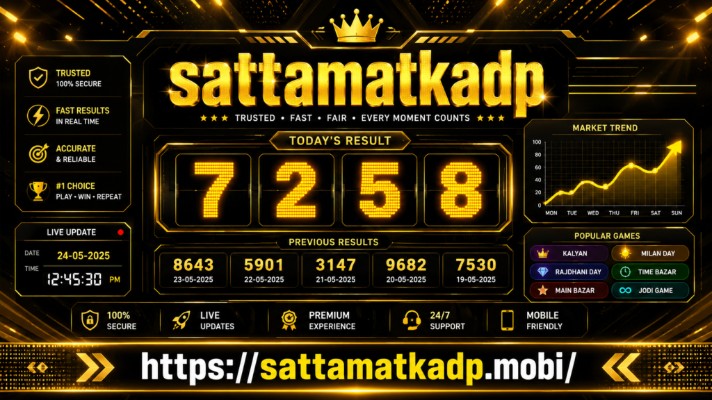 DPBoss, Matka 420, Madhur Matka and Sattamatkadp Chart: Complete Information Guide