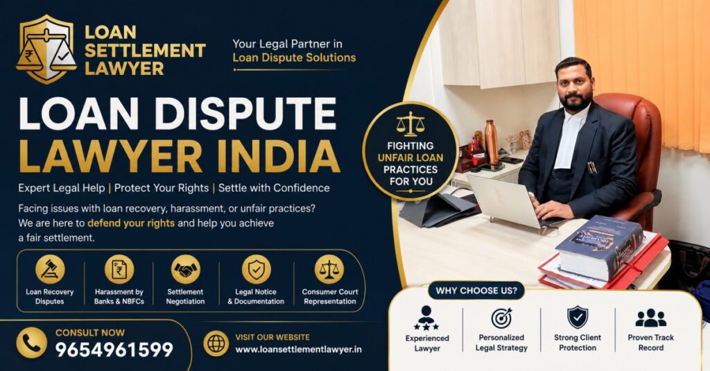 How Can a Loan Dispute Lawyer India Resolve Legal Issues?