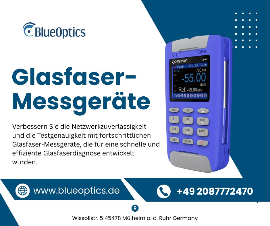 Glasfaser-Messgeräte: Unverzichtbare Werkzeuge für präzise Netzwerktests