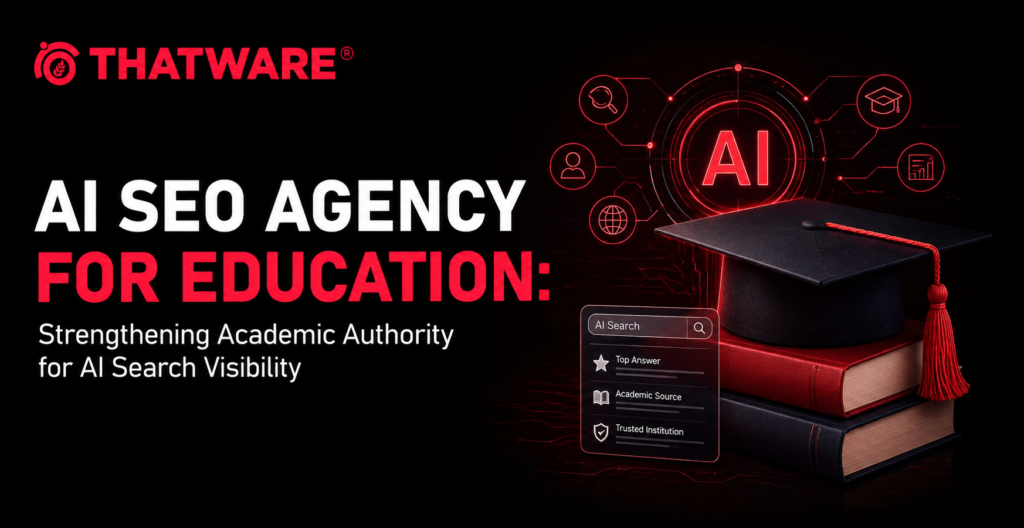 AI SEO Agency for Education: Strengthening Academic Authority for AI Search Visibility