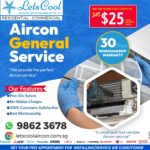 How often should I schedule aircon general servicing?