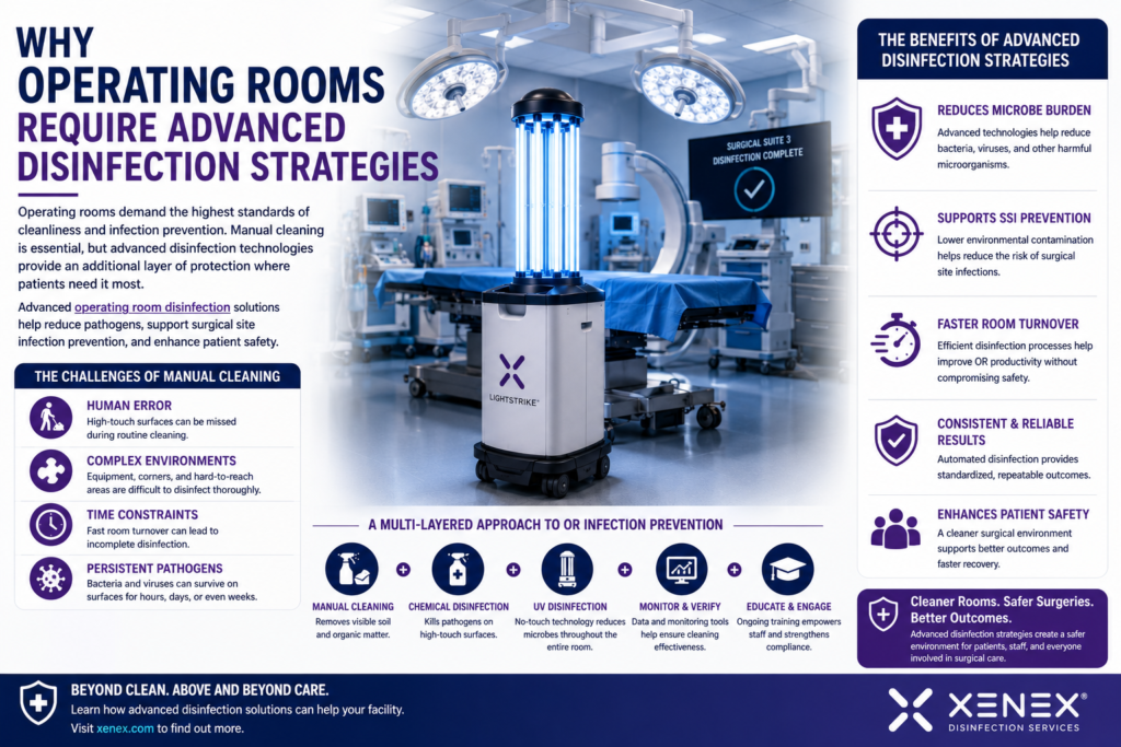 Why Operating Rooms Require Advanced Disinfection Strategies