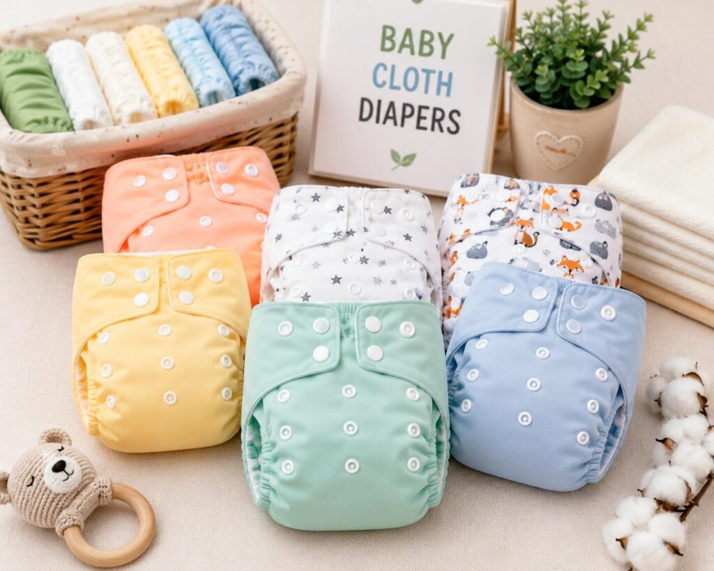 A Beginner’s Guide to Baby Cloth Diapers: Features, Benefits, and Care