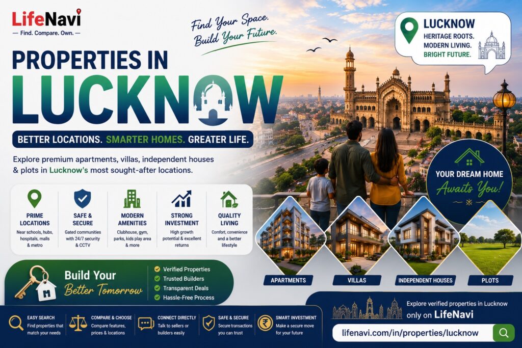 Properties in Lucknow: Finding the Right Home in a City Full of Opportunities | LifeNavi