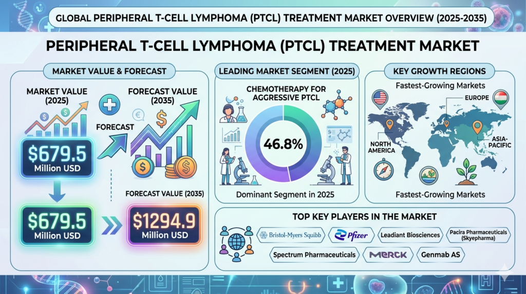 Peripheral T-Cell Lymphoma Treatment Market Forecast 2025–2035: Market Expansion Driven by Targeted Therapies
