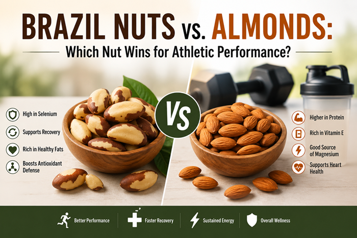 Brazil Nuts vs. Almonds: Which Nut Wins for Athletic Performance?