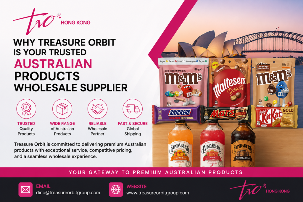 Why Treasure Orbit Is Your Trusted Australian Products Wholesale Supplier