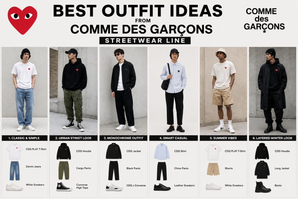 Die neuesten High-End-Modekollektionen von Comme des Garçons, die Sie nicht verpassen dürfen
