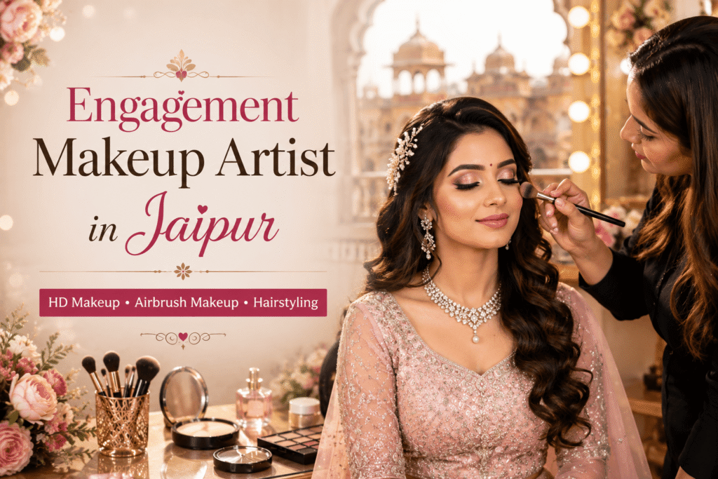 Engagement Makeup Artist in Jaipur – The Secret to a Perfect Engagement Look