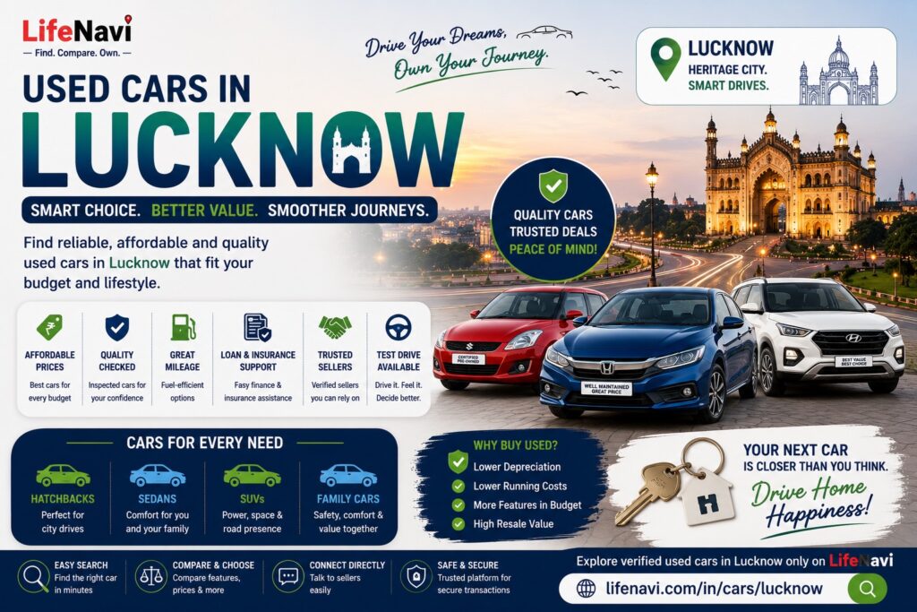 Used Cars in Lucknow: A Smart and Budget-Friendly Way to Own Your Next Car | LifeNavi