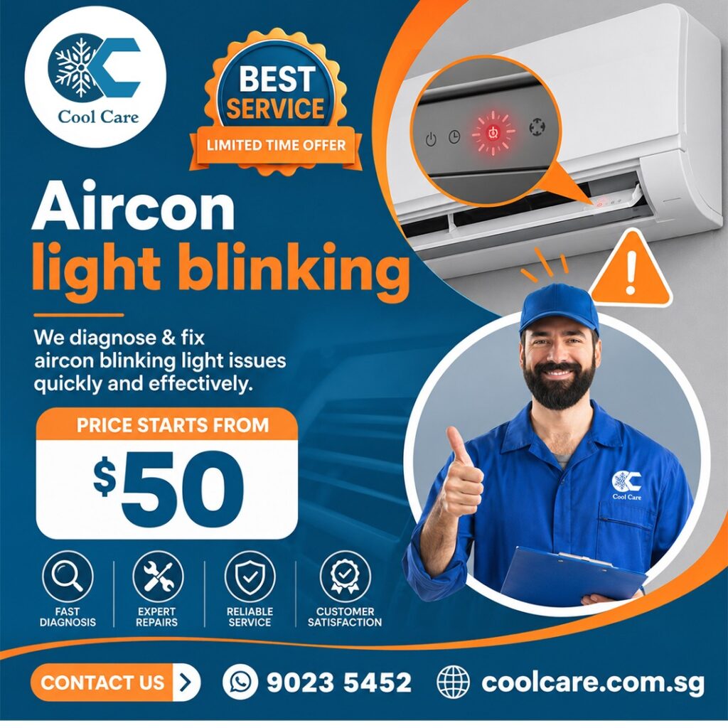 Aircon Light Blinking – What Does It Mean?